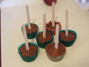 toffee apple cupcakes
