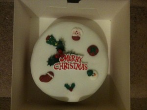 christmas cake #1