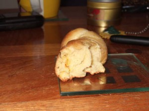 inside texture of lucia bun