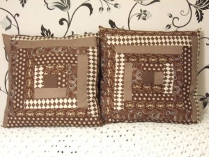patchwork cushions